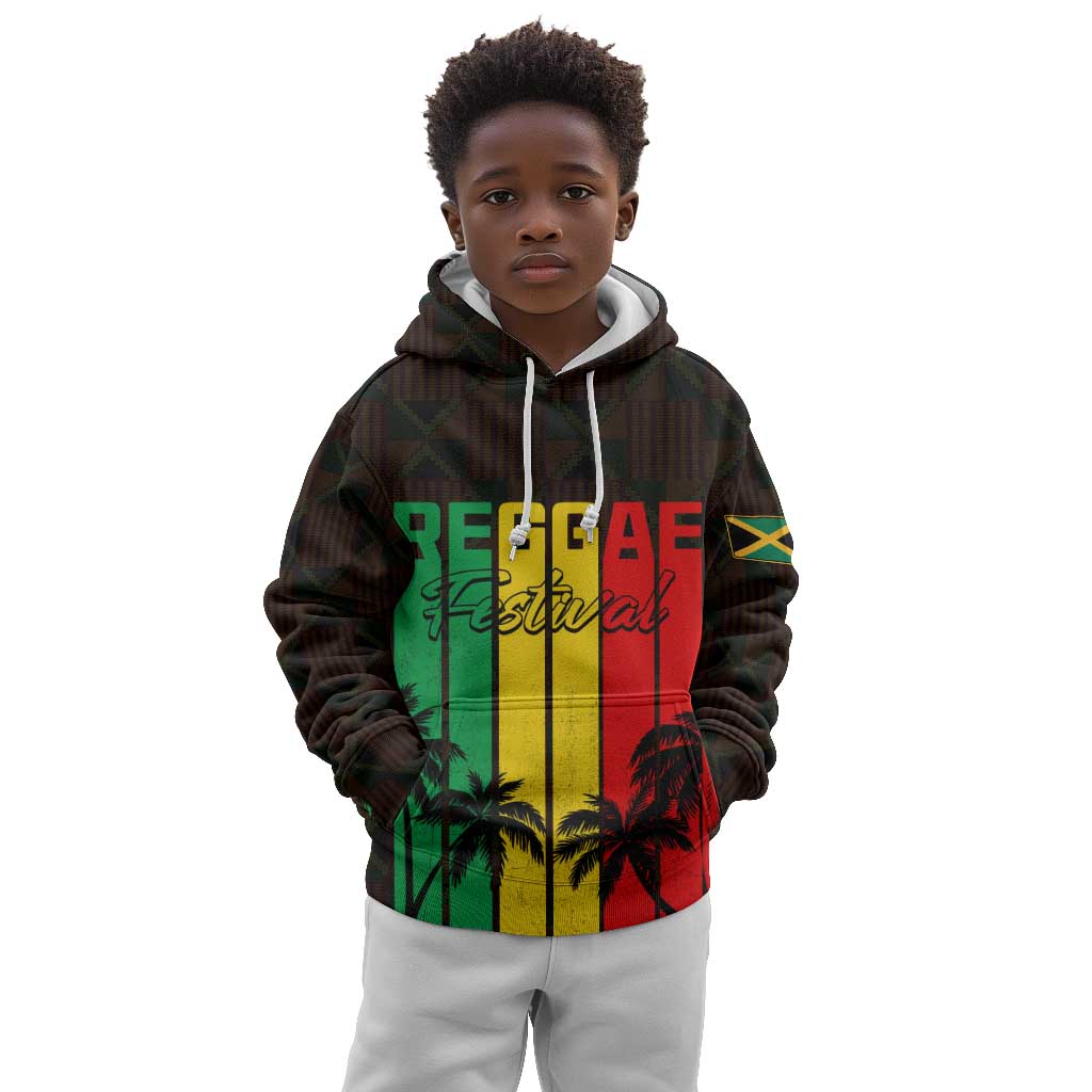 Personalised Jamaica Kid Hoodie Reggae Festival Bob Marley Abstract Portrait