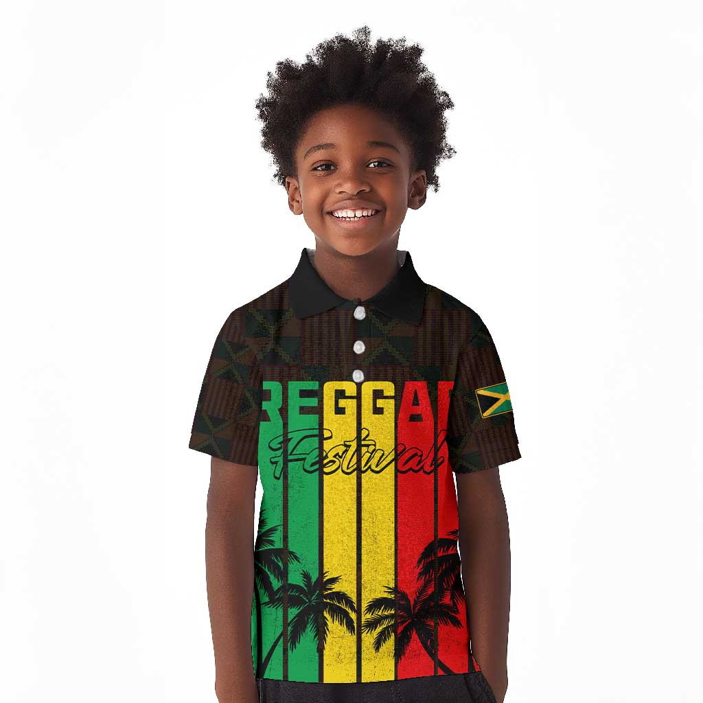 Personalised Jamaica Kid Polo Shirt Reggae Festival Bob Marley Abstract Portrait