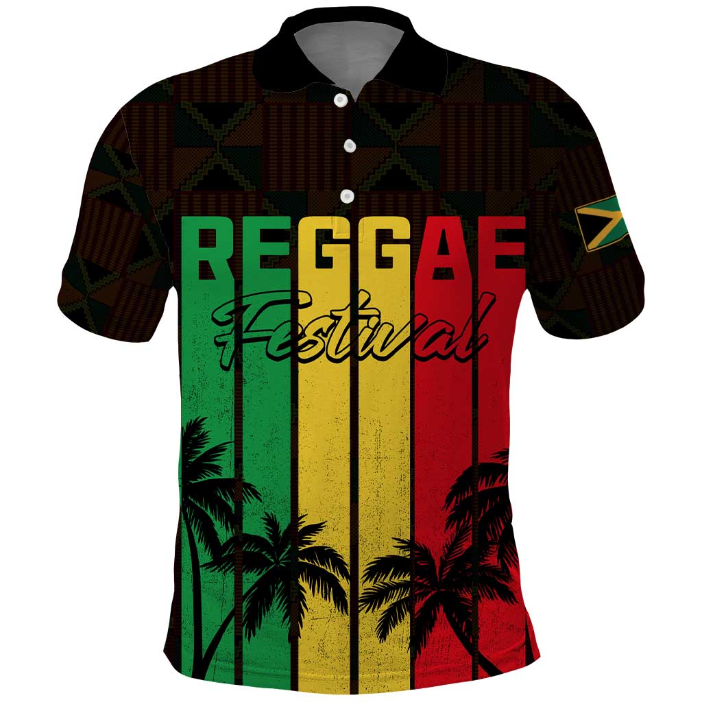 Personalised Jamaica Polo Shirt Reggae Festival Bob Marley Abstract Portrait