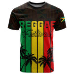 Personalised Jamaica T shirt Reggae Festival Bob Marley Abstract Portrait