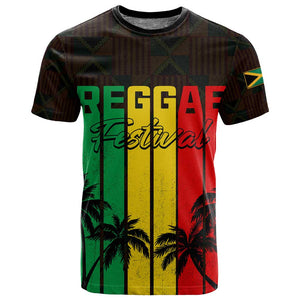 Personalised Jamaica T shirt Reggae Festival Bob Marley Abstract Portrait