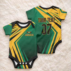 Jamaica Tropical Palm Custom Baby Onesie