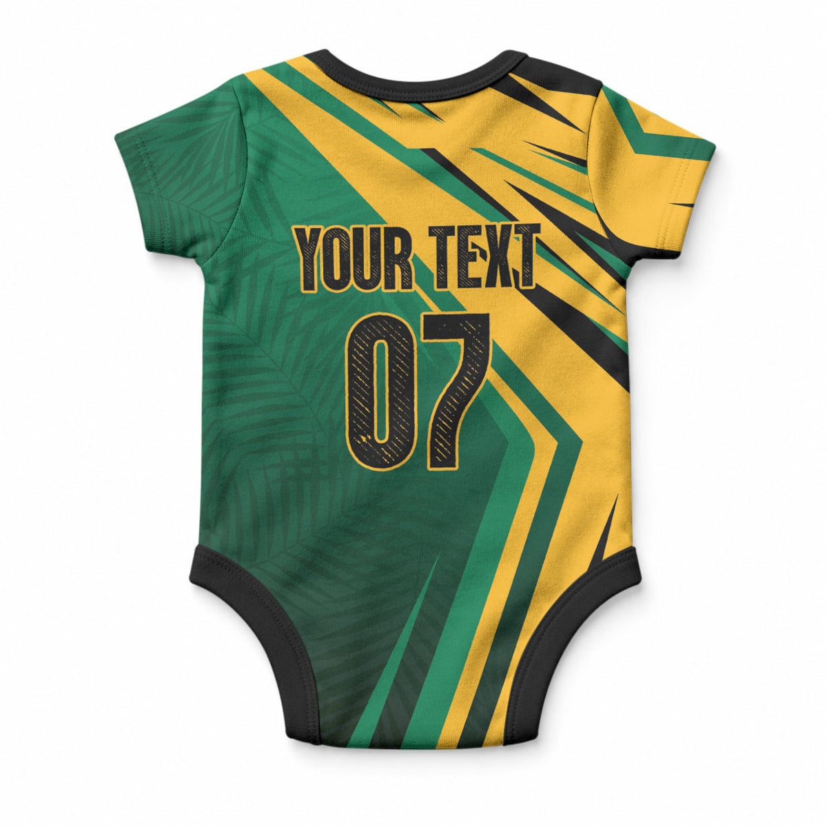 Jamaica Tropical Palm Custom Baby Onesie