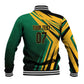 Afro-Jamaican Tropical Palm Personalized Baseball Jacket - African Pride