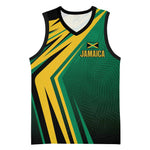 Afro-Jamaican Tropical Palm Personalized Basketball Jersey LT7