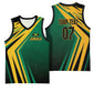 Afro-Jamaican Tropical Palm Personalized Basketball Jersey LT7