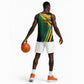 Afro-Jamaican Tropical Palm Personalized Basketball Jersey LT7