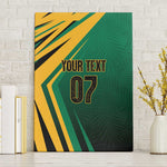 Afro-Jamaican Tropical Palm Personalized Canvas Wall Art - African Pride