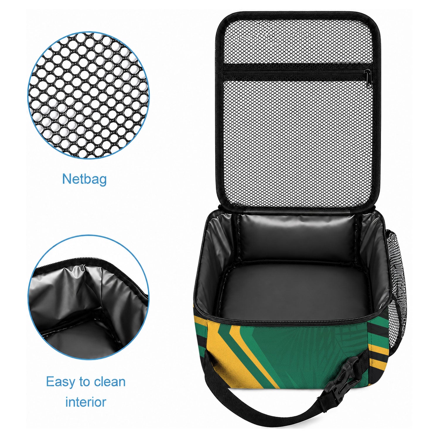 Jamaica Tropical Palm Custom Lunch Bag