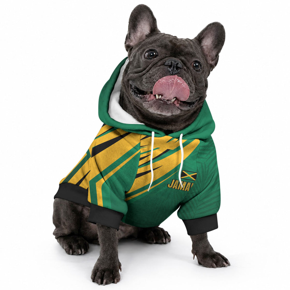 Jamaica Tropical Palm Custom Pet Hoodie