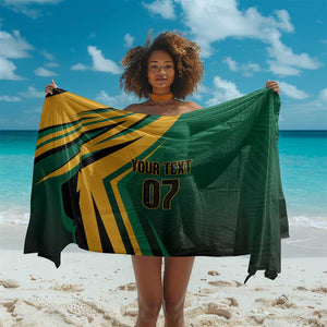 Afro-Jamaican Tropical Palm Personalized Sarong - African Pride