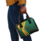 Afro-Jamaican Tropical Palm Personalized Shoulder Handbag - African Pride