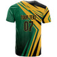 Afro-Jamaican Tropical Palm Personalized T shirt - African Pride