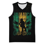 Afro-Jamaican One Love Grunge Basketball Jersey Jamrock LT7