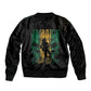 Afro-Jamaican One Love Grunge Bomber Jacket Jamrock - African Pride