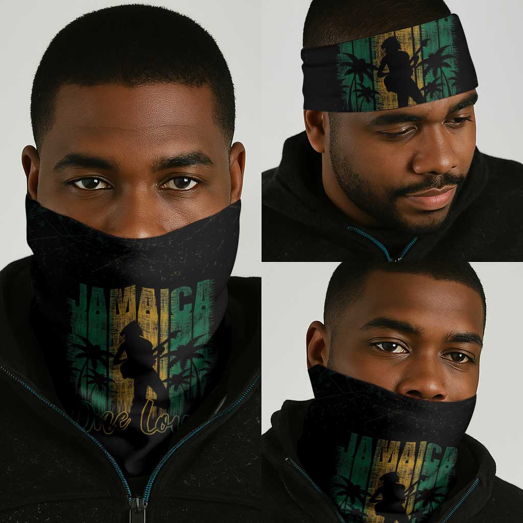 Afro-Jamaican One Love Grunge Neck Gaiter Jamrock LT7