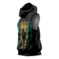 Afro-Jamaican One Love Grunge Sleeveless Hoodie Jamrock - African Pride