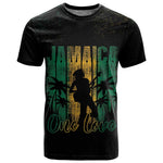 Afro-Jamaican One Love Grunge T shirt Jamrock - African Pride