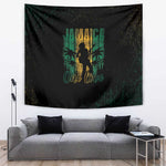 Afro-Jamaican One Love Grunge Tapestry Jamrock - African Pride