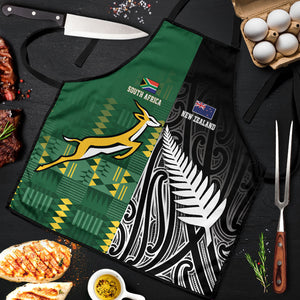 Rugby South Africa New Zealand Greatest Rivals Apron Tribal Motifs