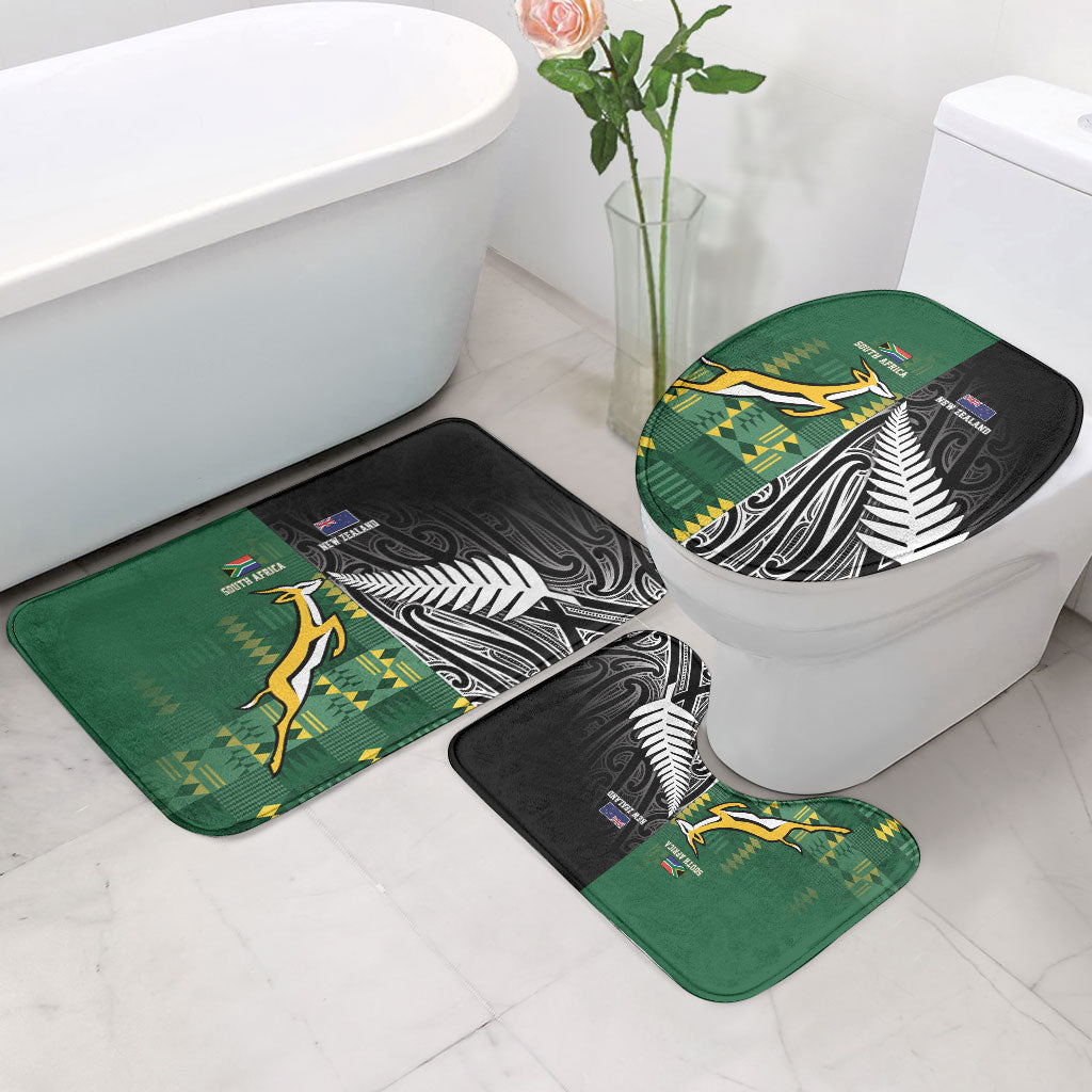 Rugby South Africa New Zealand Greatest Rivals Bathroom Set Tribal Motifs