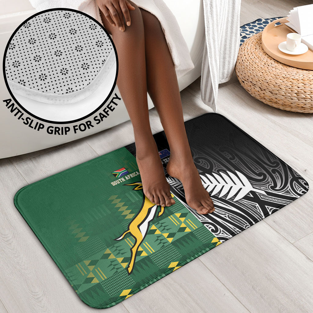 Rugby South Africa New Zealand Greatest Rivals Bathroom Set Tribal Motifs