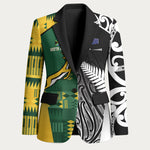Custom Rugby South Africa New Zealand Greatest Rivals Blazer Tribal Motifs