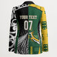 Custom Rugby South Africa New Zealand Greatest Rivals Blazer Tribal Motifs