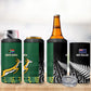 Rugby South Africa New Zealand Greatest Rivals 4 in 1 Can Cooler Tumbler Tribal Motifs