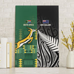 Rugby South Africa New Zealand Greatest Rivals Canvas Wall Art Tribal Motifs