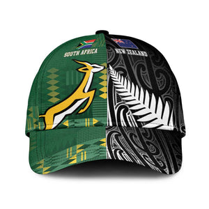 Rugby South Africa New Zealand Greatest Rivals Classic Cap Tribal Motifs