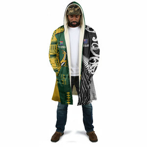 Custom Rugby South Africa New Zealand Greatest Rivals Cloak Tribal Motifs