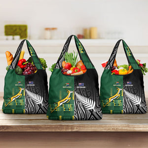 Rugby South Africa New Zealand Greatest Rivals Grocery Bag Tribal Motifs