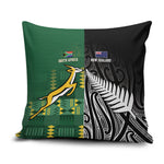 Rugby South Africa New Zealand Greatest Rivals Pillow Cover Tribal Motifs