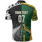 Custom Rugby South Africa New Zealand Greatest Rivals Polo Shirt Tribal Motifs
