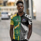 Custom Rugby South Africa New Zealand Greatest Rivals Polo Shirt Tribal Motifs