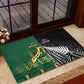 Rugby South Africa New Zealand Greatest Rivals Rubber Doormat Tribal Motifs