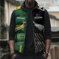 Custom Rugby South Africa New Zealand Greatest Rivals Sleeveless Puffer Jacket Tribal Motifs