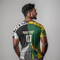 Custom Rugby South Africa New Zealand Greatest Rivals T shirt Tribal Motifs