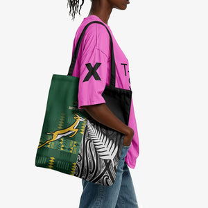 Rugby South Africa New Zealand Greatest Rivals Tote Bag Tribal Motifs