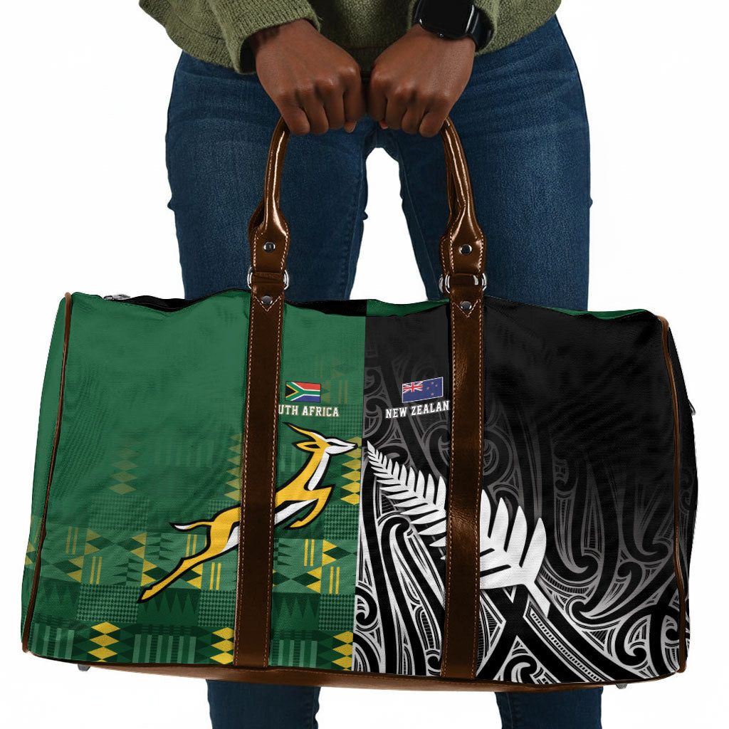 Rugby South Africa New Zealand Greatest Rivals Travel Bag Tribal Motifs