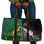 Rugby South Africa New Zealand Greatest Rivals Travel Bag Tribal Motifs
