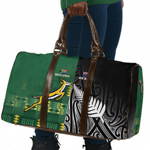 Rugby South Africa New Zealand Greatest Rivals Travel Bag Tribal Motifs