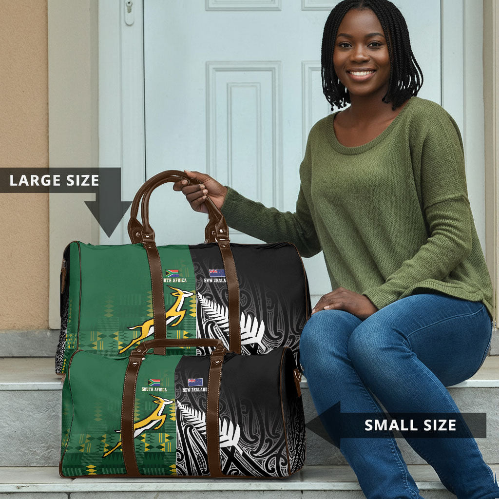 Rugby South Africa New Zealand Greatest Rivals Travel Bag Tribal Motifs