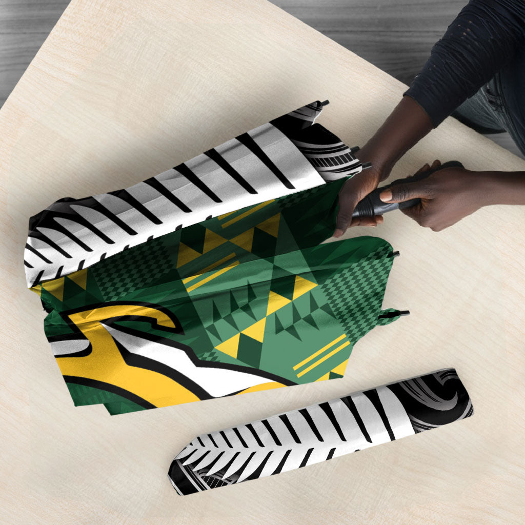 Rugby South Africa New Zealand Greatest Rivals Umbrella Tribal Motifs