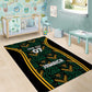 Afro-Jamaica Custom Area Rug Reggae Boyz Ethnic Motifs