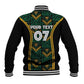 Afro-Jamaica Custom Baseball Jacket Reggae Boyz Ethnic Motifs