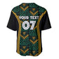 Afro-Jamaica Custom Baseball Jersey Reggae Boyz Ethnic Motifs