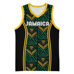 Afro-Jamaica Custom Basketball Jersey Reggae Boyz Ethnic Motifs LT7