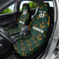 Afro-Jamaica Custom Car Seat Cover Reggae Boyz Ethnic Motifs